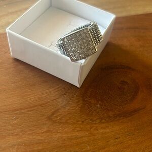 Sterling silver stretchy ring